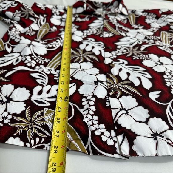 Ky’s Hawaiian Shirt 100% Cotton Surlboards Tropical Floral Print Mens Size XL - Picture 6 of 9